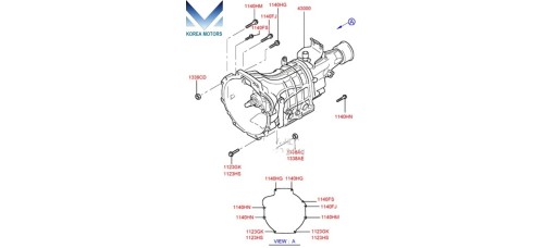 NEW MANUAL T/M 5-SPEED 2WD 4WD HYUNDAI STAREX H-1 1996-01